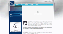 Desktop Screenshot of matpro.cz