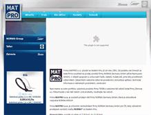 Tablet Screenshot of matpro.cz